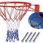 Basketball ring with home net