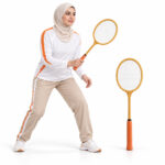 مضرب ريشة خشب Wooden Badminton Racket