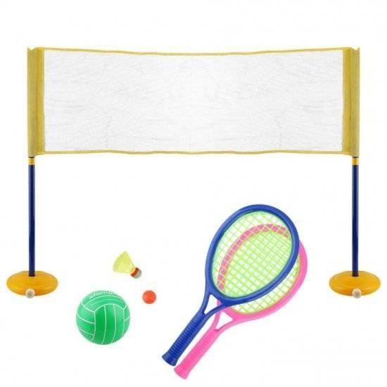 2-in-1 Volleyball and Badminton Set