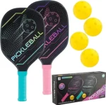 طقم مضارب بيكلبول مع ٢ كرة