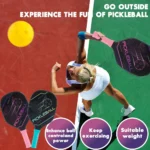 طقم مضارب بيكلبول مع ٢ كرة