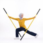 عصا تمارين التمدد واللياقة