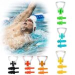 ⁦سدادات أذن سباحة مع مشبك الأنف⁩ - الصورة ⁦2⁩