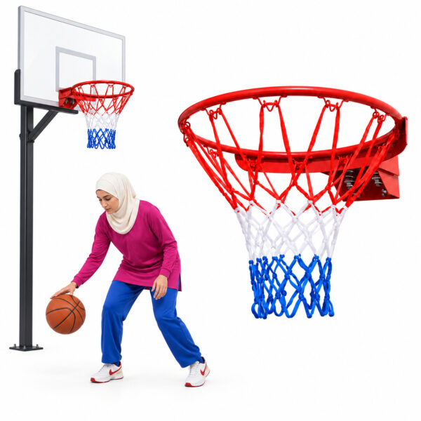 رنج سلة زمبرك أحمر Red Spring Basketball Rim