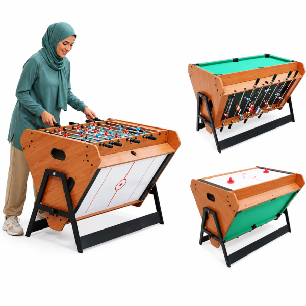 طاولة 3 في 1 متعددة الألعاب 3-in-1 Multi-Game Table