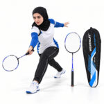Venixun طقم مضارب ريشة بالزوج بور Badminton rackets with pair